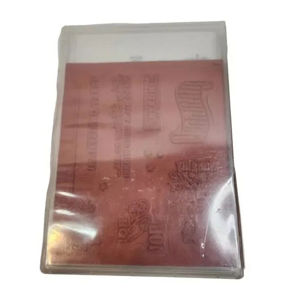 Stampin' Up! GREETINGS FROM SANTA Stamp Set Christmas Reindeer Pine Tree List - Picture 3 of 5